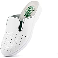JOMIX Chanclas sanitarias para mujer y hombre- anatómicas- con zócalos- sanitarios- fabricadas en Italia- plantilla de…